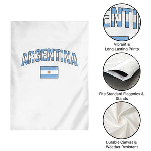 Throwback Argentina Pride Garden Flag Vintage Flag Heritage Gift