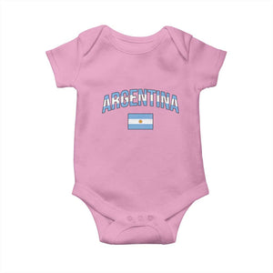 Throwback Argentina Pride Baby Onesie Vintage Flag Heritage Gift