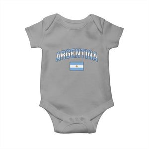 Throwback Argentina Pride Baby Onesie Vintage Flag Heritage Gift