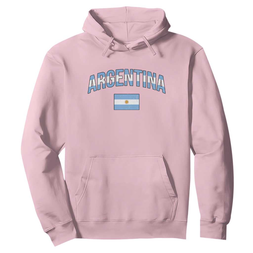 Throwback Argentina Pride Hoodie Vintage Flag Heritage Gift