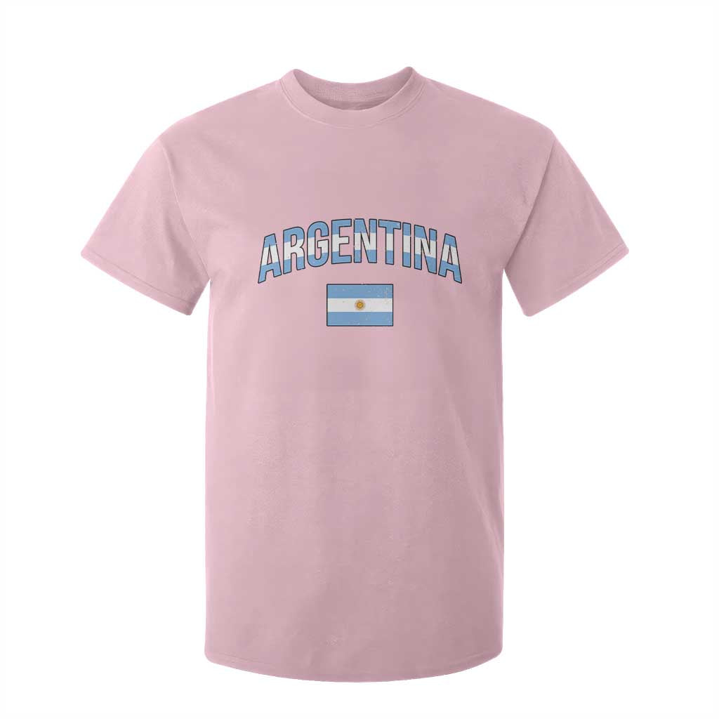 Throwback Argentina Pride T Shirt For Kid Vintage Flag Heritage Gift