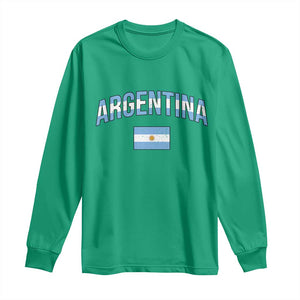 Throwback Argentina Pride Long Sleeve Shirt Vintage Flag Heritage Gift