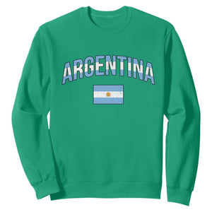 Throwback Argentina Pride Sweatshirt Vintage Flag Heritage Gift