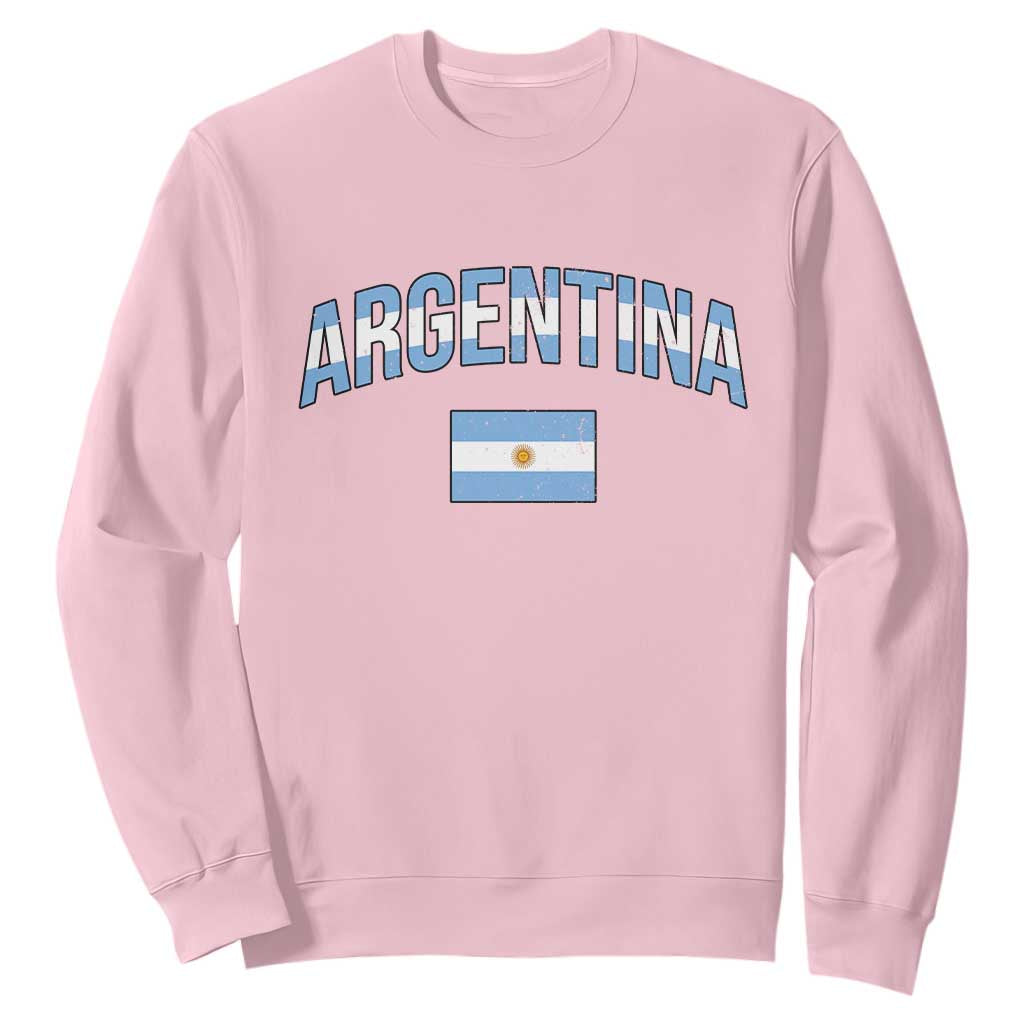 Throwback Argentina Pride Sweatshirt Vintage Flag Heritage Gift
