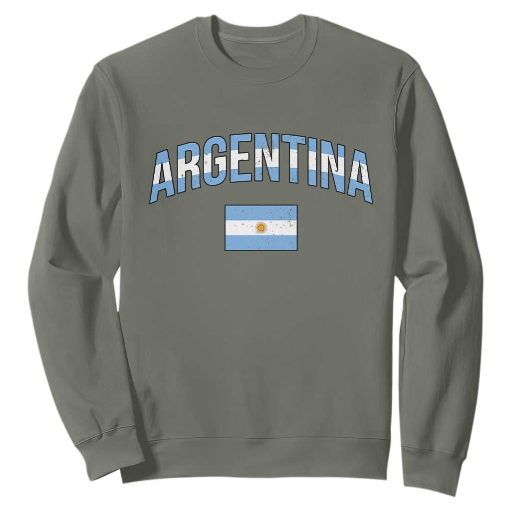 Throwback Argentina Pride Sweatshirt Vintage Flag Heritage Gift
