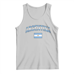 Throwback Argentina Pride Tank Top Vintage Flag Heritage Gift