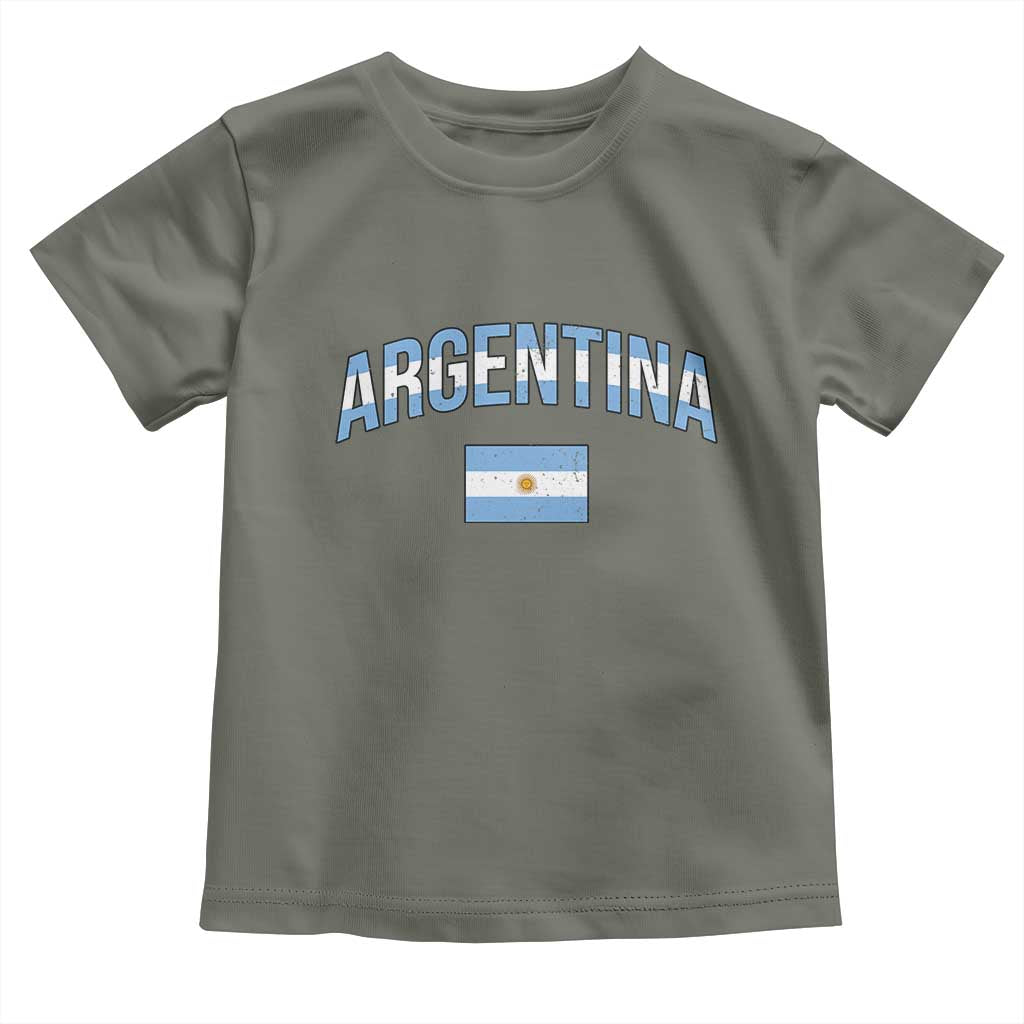 Throwback Argentina Pride Toddler T Shirt Vintage Flag Heritage Gift