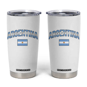 Throwback Argentina Pride Tumbler Cup Vintage Flag Heritage Gift