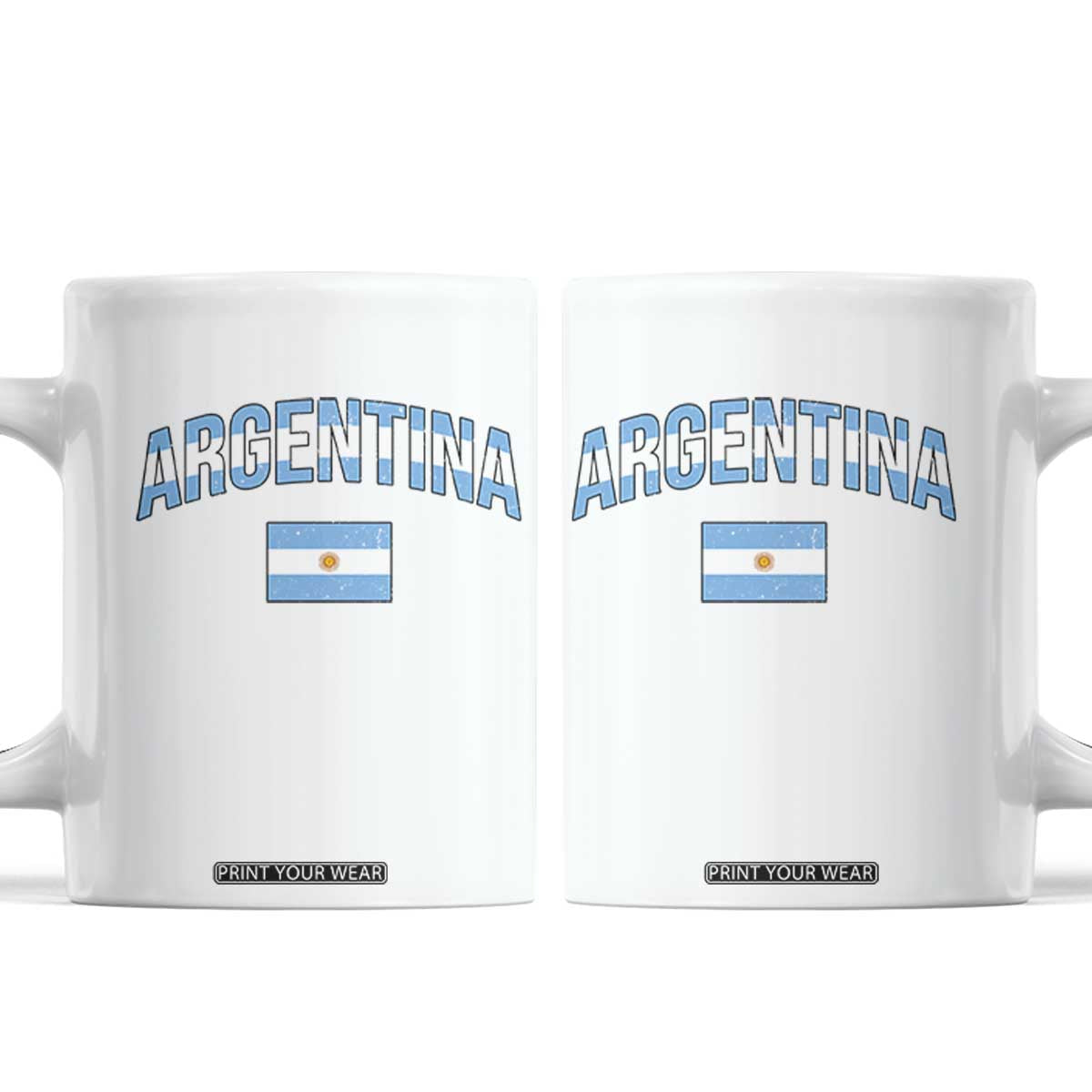 Throwback Argentina Pride Coffee Mug Vintage Flag Heritage Gift