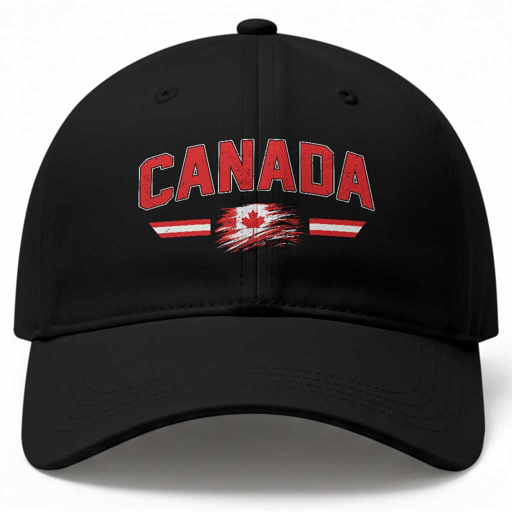 Vintage Canada Flag Baseball Cap Maple Leaf Heritage Gift