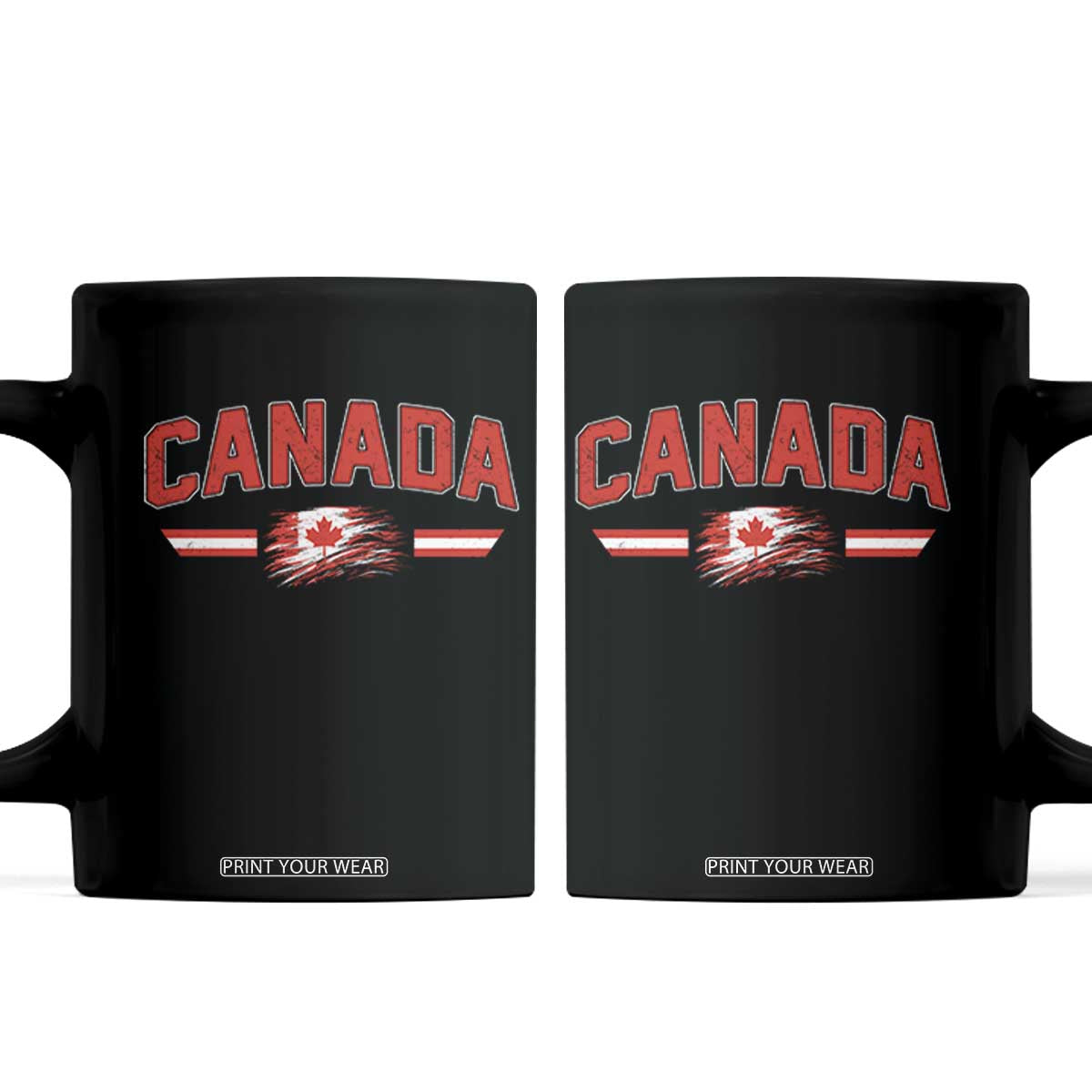 Vintage Canada Flag Coffee Mug Maple Leaf Heritage Gift