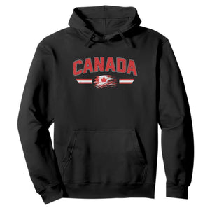 Vintage Canada Flag Hoodie Maple Leaf Heritage Gift