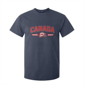 Vintage Canada Flag T Shirt For Kid Maple Leaf Heritage Gift