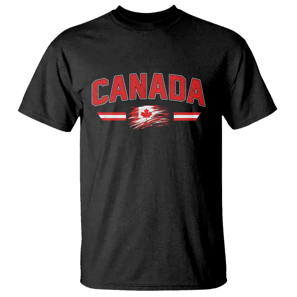Vintage Canada Flag T Shirt Maple Leaf Heritage Gift