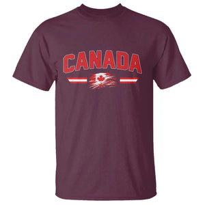 Vintage Canada Flag T Shirt Maple Leaf Heritage Gift