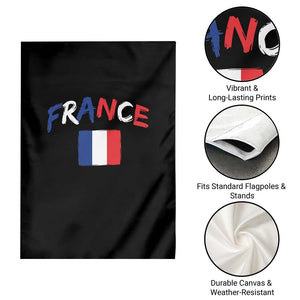 Vintage France Flag French Heritage Graphic Garden Flag
