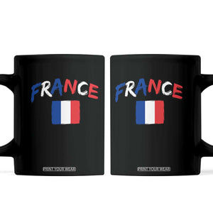 Vintage France Flag French Heritage Graphic Coffee Mug