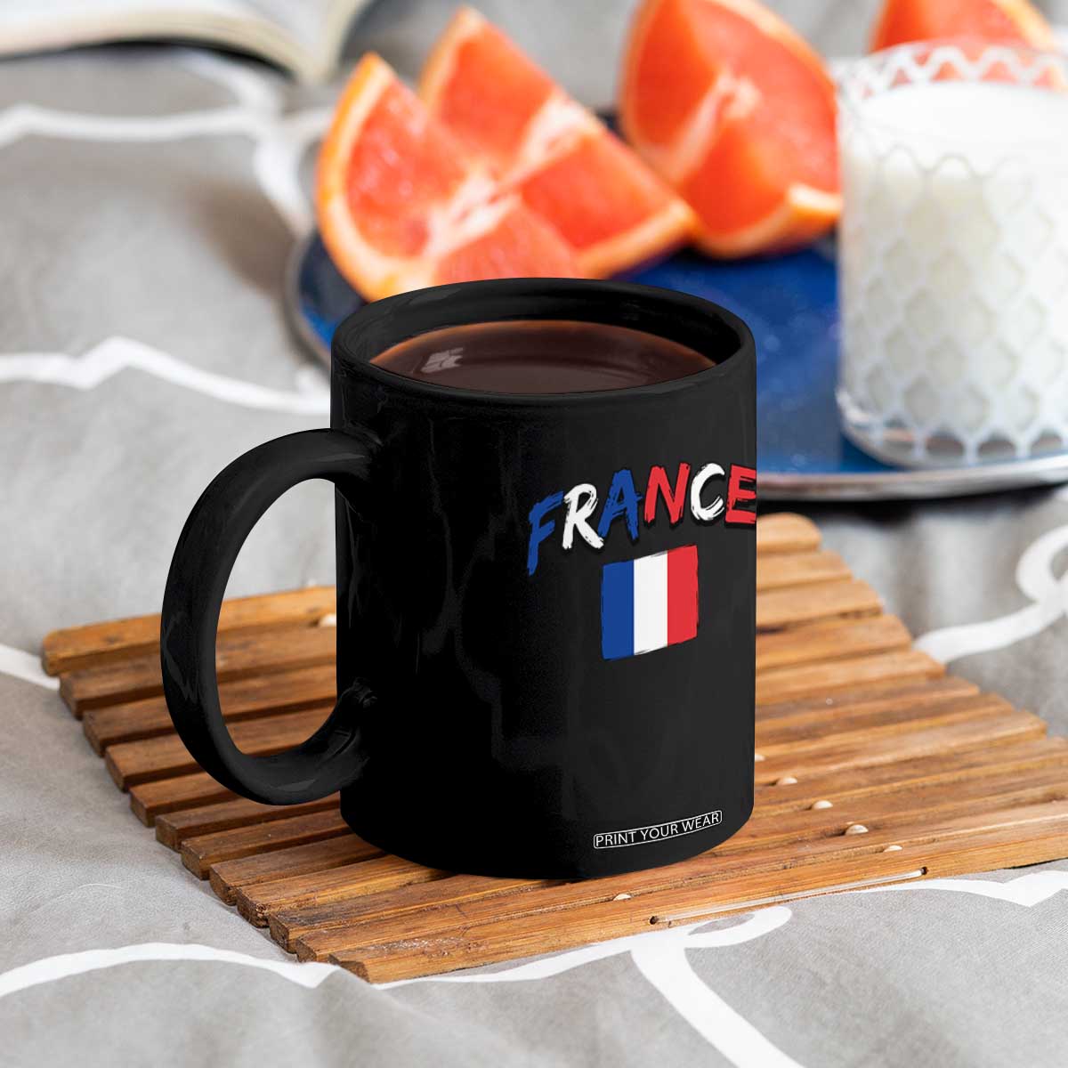 Vintage France Flag French Heritage Graphic Coffee Mug