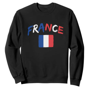 Vintage France Flag French Heritage Graphic Sweatshirt