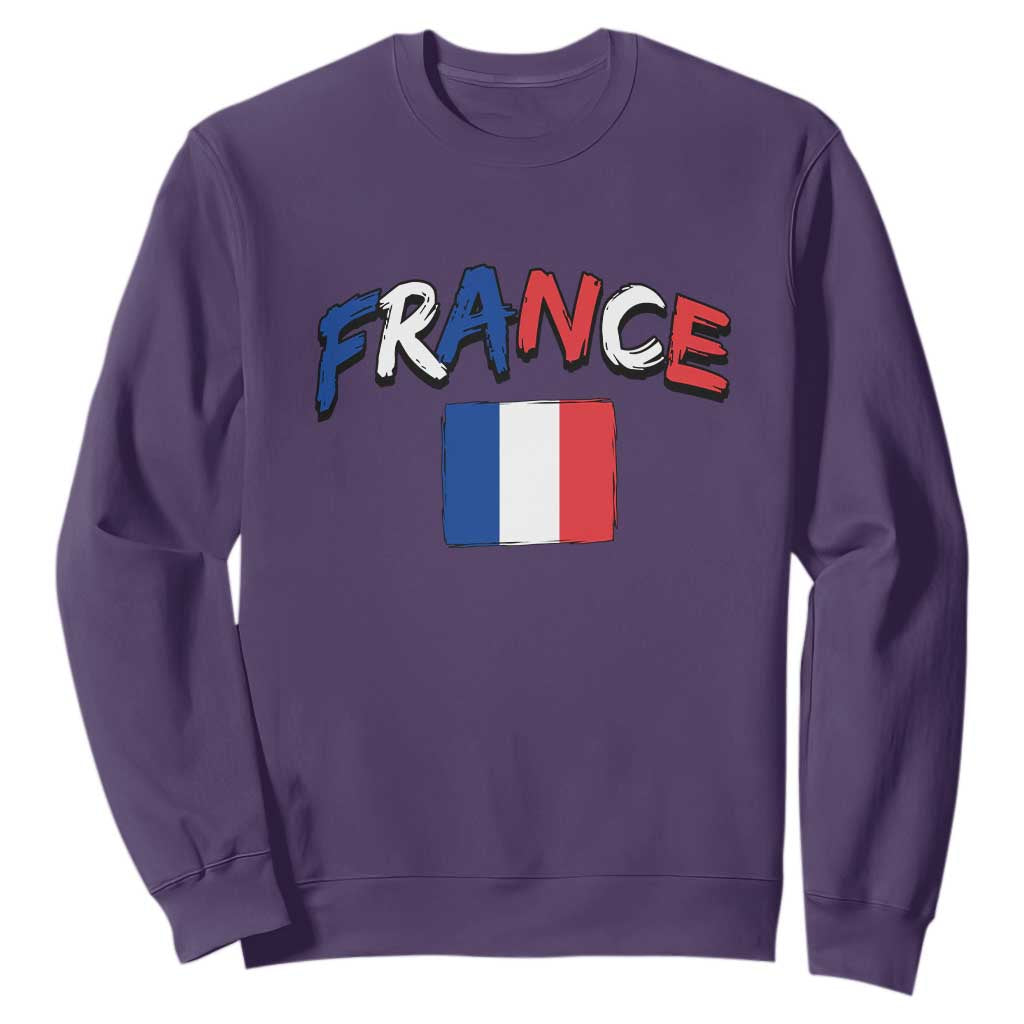 Vintage France Flag French Heritage Graphic Sweatshirt