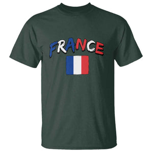 Vintage France Flag French Heritage Graphic T Shirt