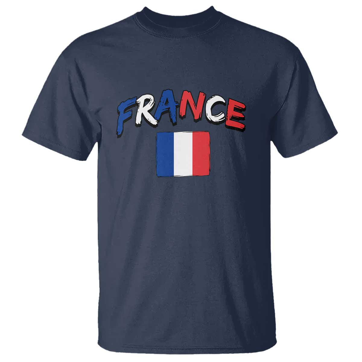 Vintage France Flag French Heritage Graphic T Shirt