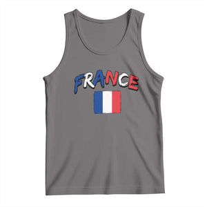Vintage France Flag French Heritage Graphic Tank Top