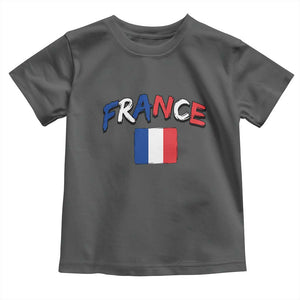 Vintage France Flag French Heritage Graphic Toddler T Shirt