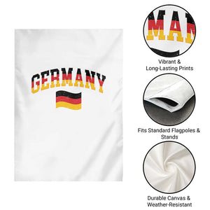 Vintage Germany Flag Garden Flag Black Red Gold German Heritage Gift