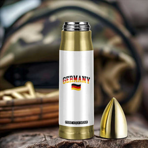 Vintage Germany Flag Bullet Tumbler Black Red Gold German Heritage Gift