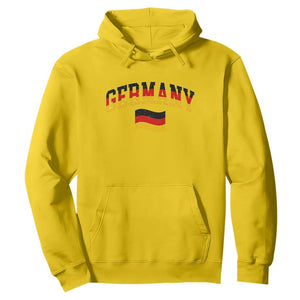 Vintage Germany Flag Hoodie Black Red Gold German Heritage Gift