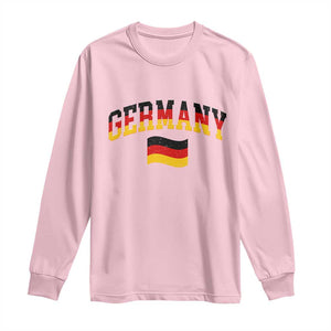 Vintage Germany Flag Long Sleeve Shirt Black Red Gold German Heritage Gift