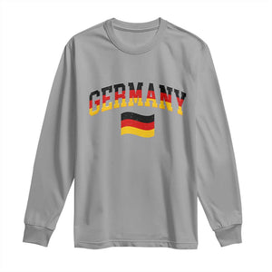 Vintage Germany Flag Long Sleeve Shirt Black Red Gold German Heritage Gift