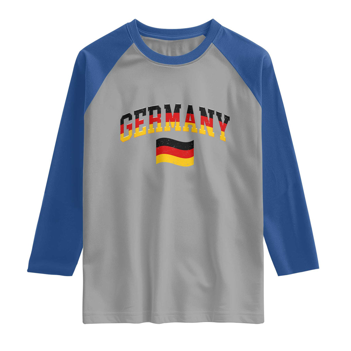 Vintage Germany Flag Raglan Shirt Black Red Gold German Heritage Gift