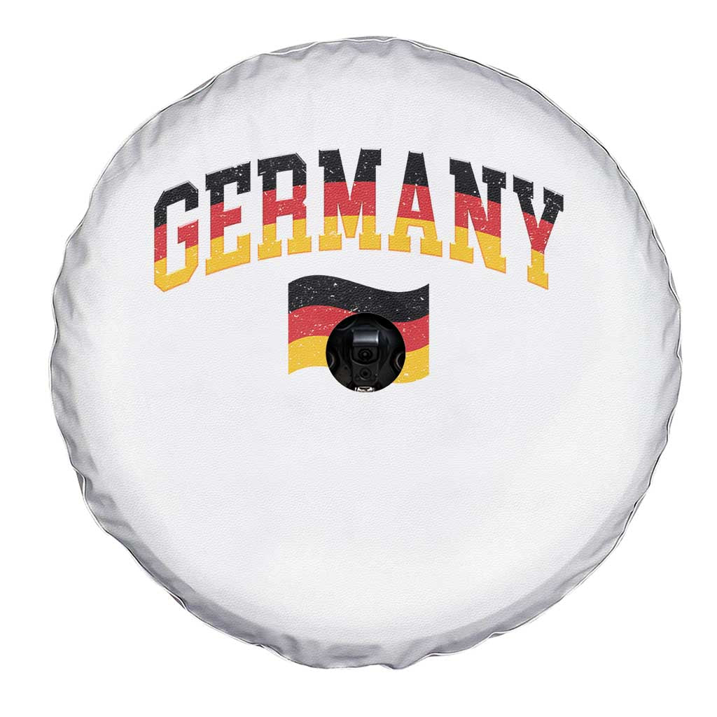 Vintage Germany Flag Spare Tire Cover Black Red Gold German Heritage Gift