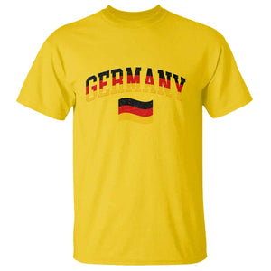 Vintage Germany Flag T Shirt Black Red Gold German Heritage Gift