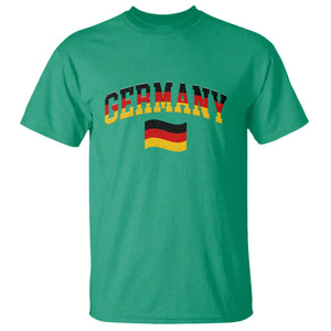 Vintage Germany Flag T Shirt Black Red Gold German Heritage Gift