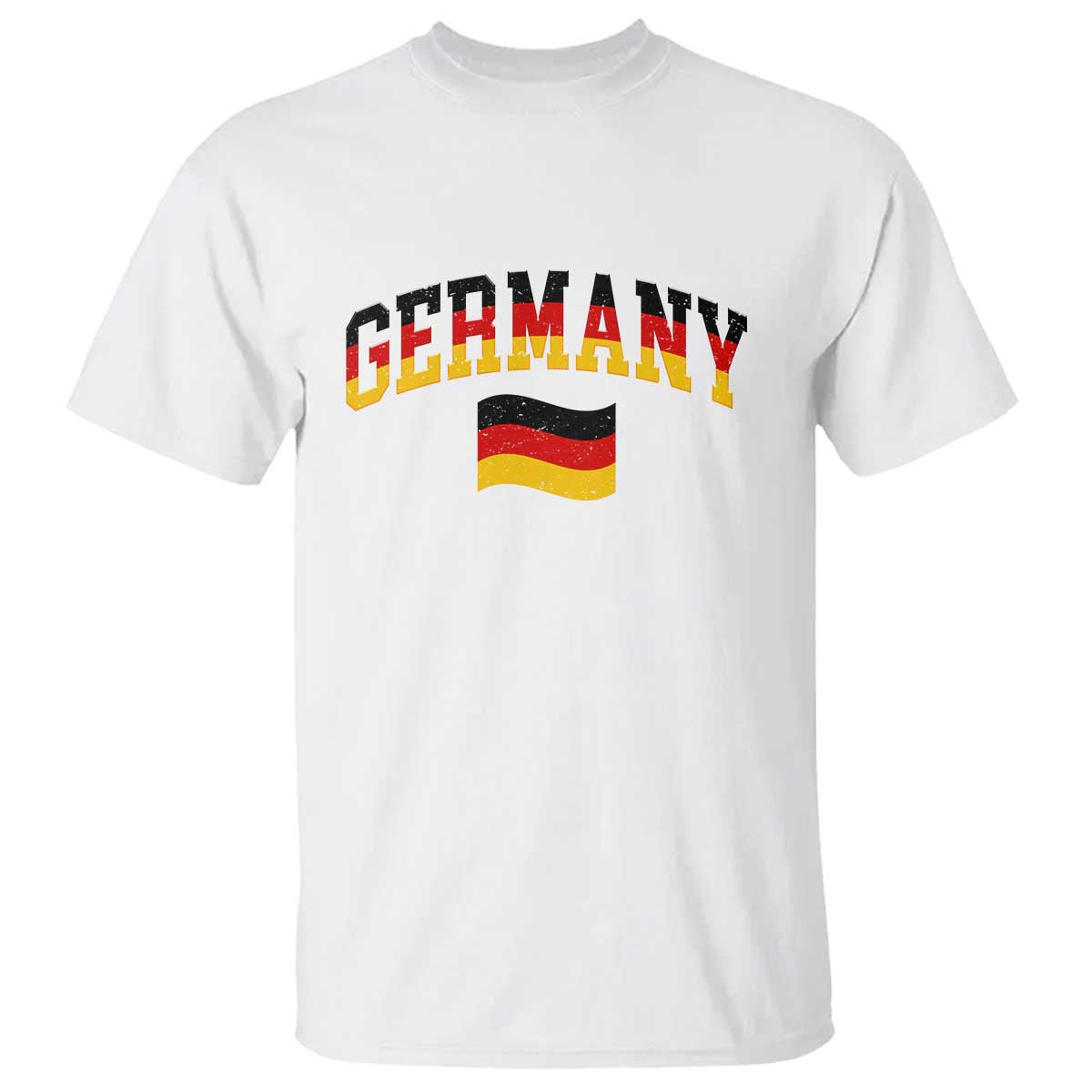 Vintage Germany Flag T Shirt Black Red Gold German Heritage Gift