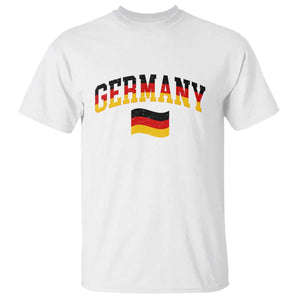 Vintage Germany Flag T Shirt Black Red Gold German Heritage Gift