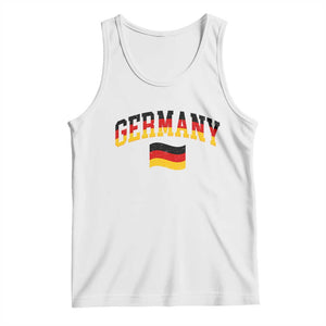 Vintage Germany Flag Tank Top Black Red Gold German Heritage Gift