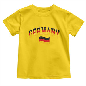 Vintage Germany Flag Toddler T Shirt Black Red Gold German Heritage Gift