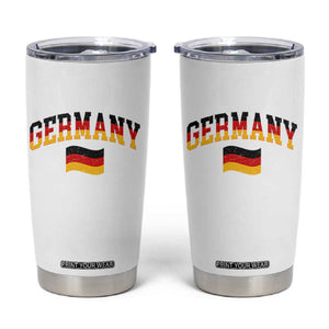 Vintage Germany Flag Tumbler Cup Black Red Gold German Heritage Gift