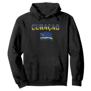 Vintage Curacao Flag Hoodie Dutch Caribbean Heritage Gift