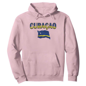 Vintage Curacao Flag Hoodie Dutch Caribbean Heritage Gift