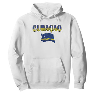 Vintage Curacao Flag Hoodie Dutch Caribbean Heritage Gift