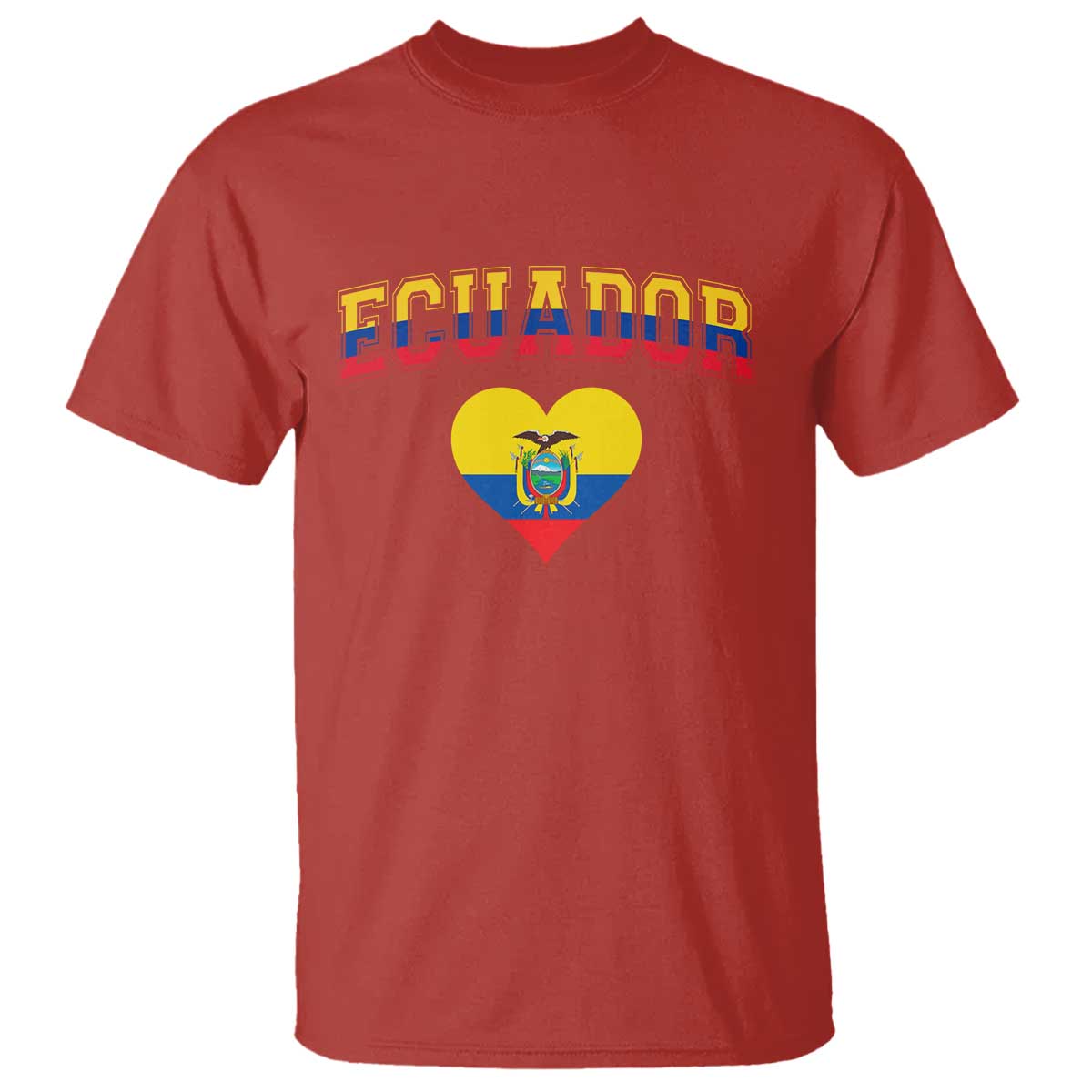 Vintage Ecuador Flag Heart T Shirt Proud Ecuadorian Heritage Gift