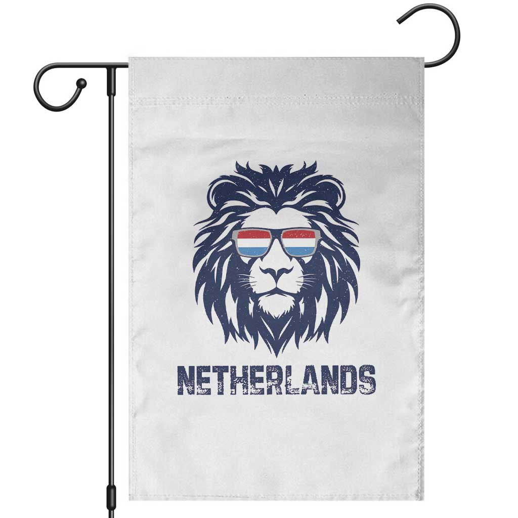 Cool Dutch Lion With Sunglasses Garden Flag Netherlands Pride Gift TS12 White Print Your Wear