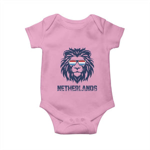 Cool Dutch Lion With Sunglasses Baby Onesie Netherlands Pride Gift