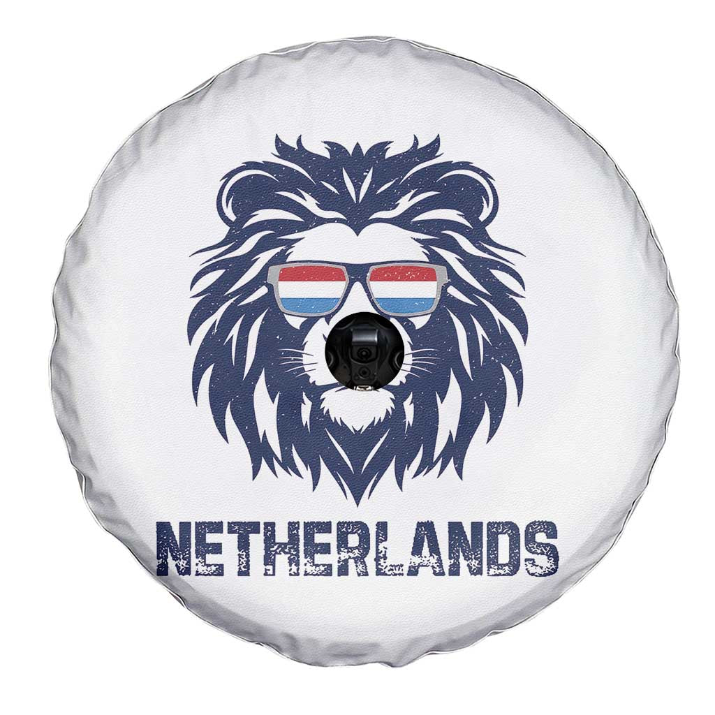 Cool Dutch Lion With Sunglasses Spare Tire Cover Netherlands Pride Gift