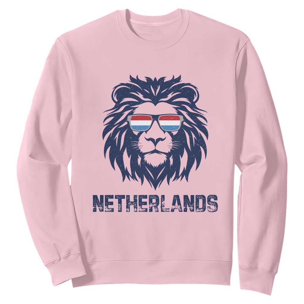 Cool Dutch Lion With Sunglasses Sweatshirt Netherlands Pride Gift
